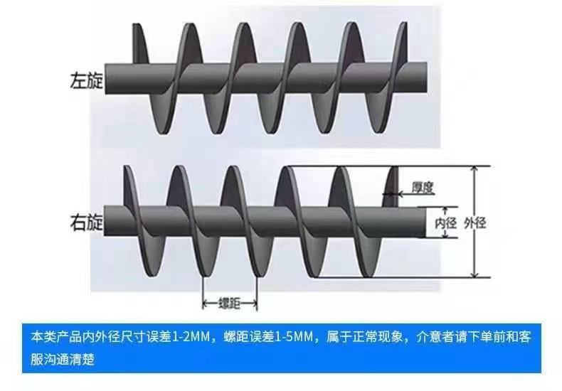 宜春市不锈钢螺旋叶片耐磨螺旋叶片 - 厂家